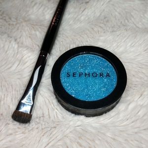 Sephora glitter eyeshadow and brush